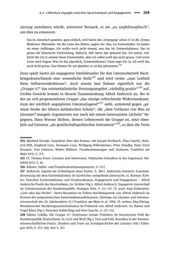 Bild der Seite - 209 - in Existentialismus in Österreich - Kultureller Transfer und literarische Resonanz