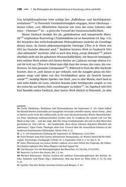 Image of the Page - 238 - in Existentialismus in Österreich - Kultureller Transfer und literarische Resonanz