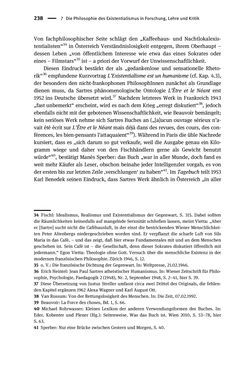 Image of the Page - 238 - in Existentialismus in Österreich - Kultureller Transfer und literarische Resonanz