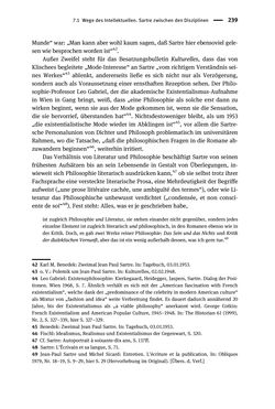 Image of the Page - 239 - in Existentialismus in Österreich - Kultureller Transfer und literarische Resonanz