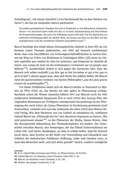 Bild der Seite - 249 - in Existentialismus in Österreich - Kultureller Transfer und literarische Resonanz