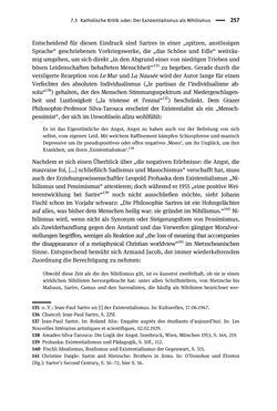 Bild der Seite - 257 - in Existentialismus in Österreich - Kultureller Transfer und literarische Resonanz