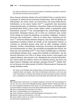 Bild der Seite - 258 - in Existentialismus in Österreich - Kultureller Transfer und literarische Resonanz