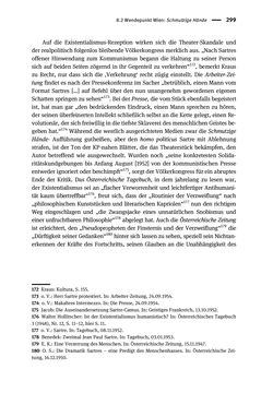 Bild der Seite - 299 - in Existentialismus in Österreich - Kultureller Transfer und literarische Resonanz