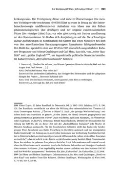 Bild der Seite - 303 - in Existentialismus in Österreich - Kultureller Transfer und literarische Resonanz