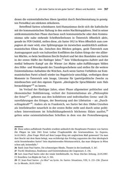 Bild der Seite - 317 - in Existentialismus in Österreich - Kultureller Transfer und literarische Resonanz