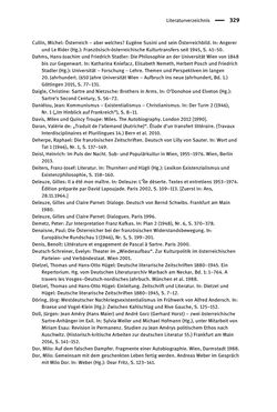 Bild der Seite - 329 - in Existentialismus in Österreich - Kultureller Transfer und literarische Resonanz