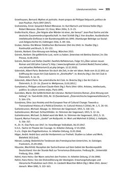 Bild der Seite - 335 - in Existentialismus in Österreich - Kultureller Transfer und literarische Resonanz