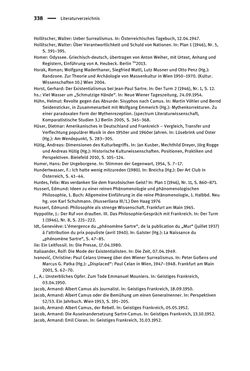 Bild der Seite - 338 - in Existentialismus in Österreich - Kultureller Transfer und literarische Resonanz