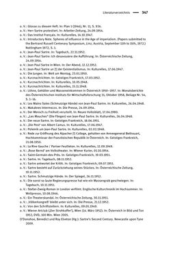 Image of the Page - 347 - in Existentialismus in Österreich - Kultureller Transfer und literarische Resonanz