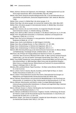 Image of the Page - 362 - in Existentialismus in Österreich - Kultureller Transfer und literarische Resonanz