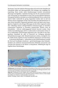 Bild der Seite - 115 - in ExtremA 2019 - Aktueller Wissensstand zu Extremereignissen alpiner Naturgefahren in Österreich