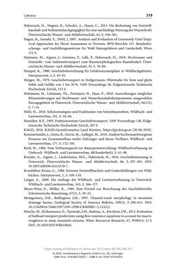 Bild der Seite - 319 - in ExtremA 2019 - Aktueller Wissensstand zu Extremereignissen alpiner Naturgefahren in Österreich