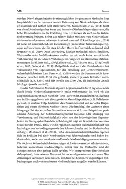 Image of the Page - 500 - in ExtremA 2019 - Aktueller Wissensstand zu Extremereignissen alpiner Naturgefahren in Österreich