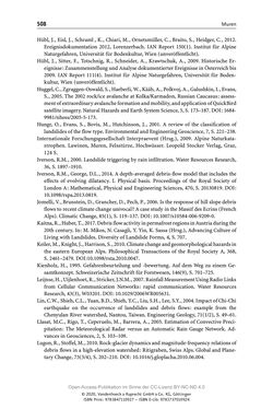 Bild der Seite - 508 - in ExtremA 2019 - Aktueller Wissensstand zu Extremereignissen alpiner Naturgefahren in Österreich