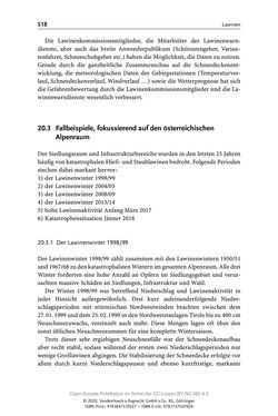 Image of the Page - 518 - in ExtremA 2019 - Aktueller Wissensstand zu Extremereignissen alpiner Naturgefahren in Österreich