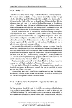 Bild der Seite - 521 - in ExtremA 2019 - Aktueller Wissensstand zu Extremereignissen alpiner Naturgefahren in Österreich