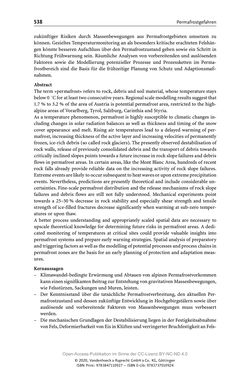 Image of the Page - 538 - in ExtremA 2019 - Aktueller Wissensstand zu Extremereignissen alpiner Naturgefahren in Österreich