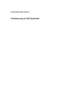 Image of the Page - (000003) - in Farbmessung an LED-Systemen