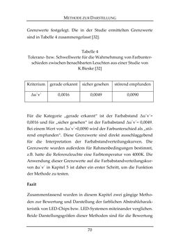 Image of the Page - 70 - in Farbmessung an LED-Systemen