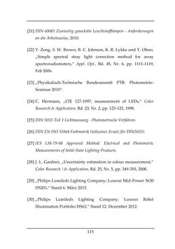 Image of the Page - 115 - in Farbmessung an LED-Systemen