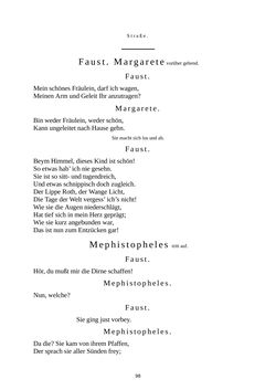 Image of the Page - 98 - in Faust. - Eine Tragödie., Volume 1