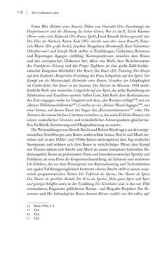 Image of the Page - 116 - in FAUST UND GEIST - Literatur und Boxen zwischen den Weltkriegen