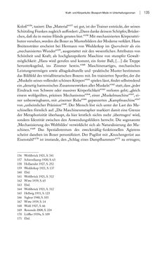 Image of the Page - 135 - in FAUST UND GEIST - Literatur und Boxen zwischen den Weltkriegen