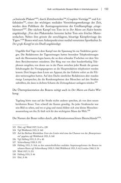 Image of the Page - 153 - in FAUST UND GEIST - Literatur und Boxen zwischen den Weltkriegen