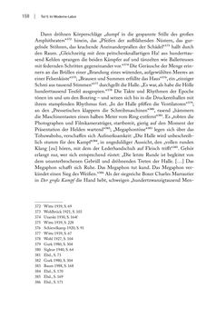 Image of the Page - 158 - in FAUST UND GEIST - Literatur und Boxen zwischen den Weltkriegen