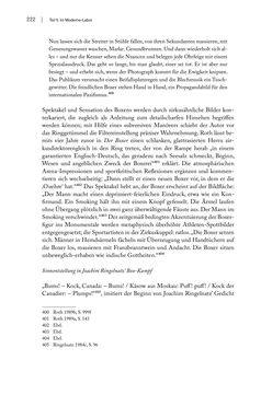 Image of the Page - 222 - in FAUST UND GEIST - Literatur und Boxen zwischen den Weltkriegen