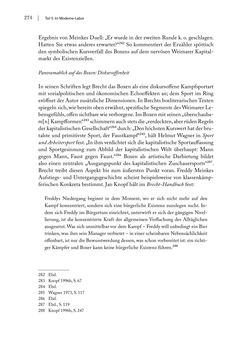 Bild der Seite - 274 - in FAUST UND GEIST - Literatur und Boxen zwischen den Weltkriegen