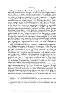 Image of the Page - 11 - in Ferdinand I. als Kaiser - Politik und Herrscherauffassung des Nachfolgers Karls V.