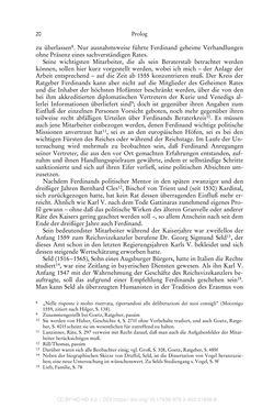 Bild der Seite - 20 - in Ferdinand I. als Kaiser - Politik und Herrscherauffassung des Nachfolgers Karls V.