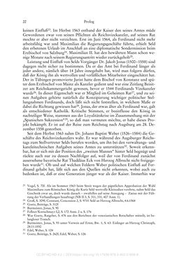 Bild der Seite - 22 - in Ferdinand I. als Kaiser - Politik und Herrscherauffassung des Nachfolgers Karls V.
