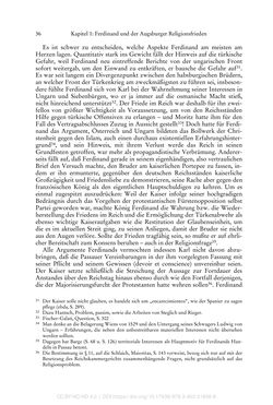 Bild der Seite - 36 - in Ferdinand I. als Kaiser - Politik und Herrscherauffassung des Nachfolgers Karls V.