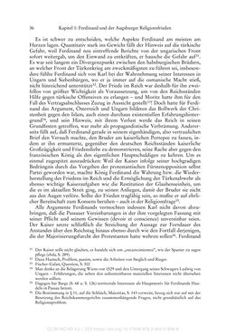 Image of the Page - 36 - in Ferdinand I. als Kaiser - Politik und Herrscherauffassung des Nachfolgers Karls V.