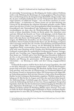 Image of the Page - 38 - in Ferdinand I. als Kaiser - Politik und Herrscherauffassung des Nachfolgers Karls V.