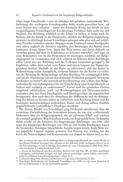 Image of the Page - 42 - in Ferdinand I. als Kaiser - Politik und Herrscherauffassung des Nachfolgers Karls V.
