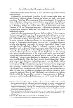 Image of the Page - 44 - in Ferdinand I. als Kaiser - Politik und Herrscherauffassung des Nachfolgers Karls V.