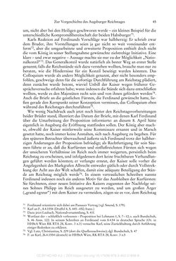 Image of the Page - 45 - in Ferdinand I. als Kaiser - Politik und Herrscherauffassung des Nachfolgers Karls V.