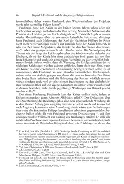 Bild der Seite - 46 - in Ferdinand I. als Kaiser - Politik und Herrscherauffassung des Nachfolgers Karls V.