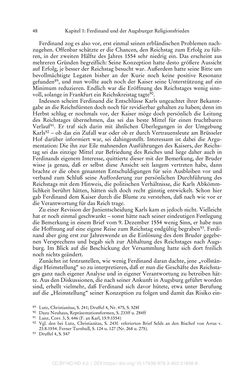 Bild der Seite - 48 - in Ferdinand I. als Kaiser - Politik und Herrscherauffassung des Nachfolgers Karls V.