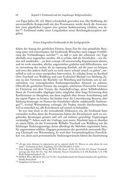 Image of the Page - 64 - in Ferdinand I. als Kaiser - Politik und Herrscherauffassung des Nachfolgers Karls V.