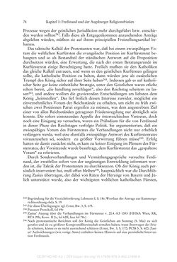 Image of the Page - 74 - in Ferdinand I. als Kaiser - Politik und Herrscherauffassung des Nachfolgers Karls V.