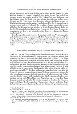 Bild der Seite - 89 - in Ferdinand I. als Kaiser - Politik und Herrscherauffassung des Nachfolgers Karls V.