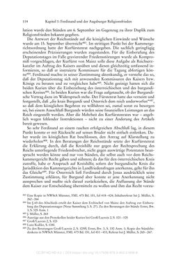 Image of the Page - 114 - in Ferdinand I. als Kaiser - Politik und Herrscherauffassung des Nachfolgers Karls V.