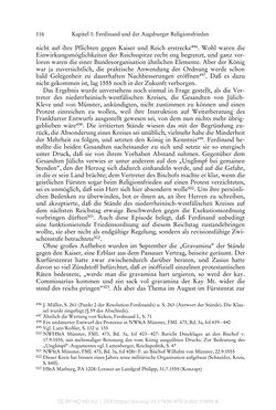 Image of the Page - 116 - in Ferdinand I. als Kaiser - Politik und Herrscherauffassung des Nachfolgers Karls V.
