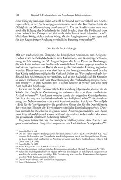 Image of the Page - 118 - in Ferdinand I. als Kaiser - Politik und Herrscherauffassung des Nachfolgers Karls V.