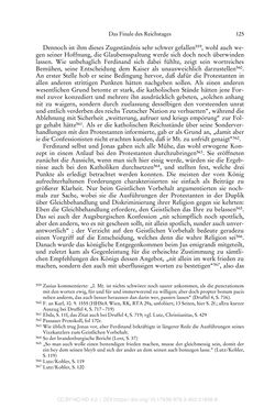 Bild der Seite - 125 - in Ferdinand I. als Kaiser - Politik und Herrscherauffassung des Nachfolgers Karls V.